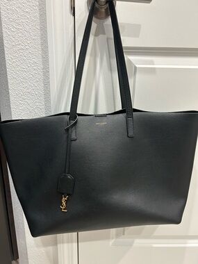 YSL Black Tote w/ Wallet